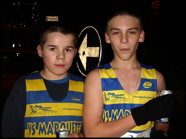 Clment & Florian avant le 5 Km ...