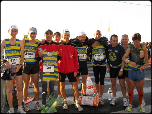  1/2 heure du marathon ...