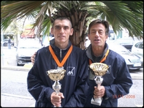 Armando Lemay & son coach Didier Idziak ...
